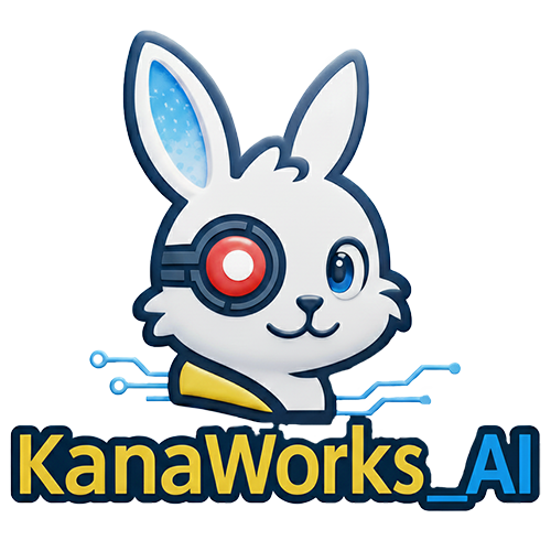 KanaWorks_AI rabbit logo